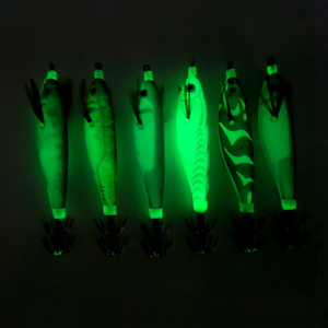 10cm 9g <span class=keywords><strong>pesca</strong></span> calamari esche legno luminoso gamberetti ami ami calamaro Jig per predatore polpo <span class=keywords><strong>seppie</strong></span> - Product Image 2