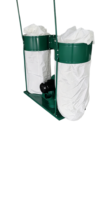 Extracteur de poussière industriel portable pour atelier, double sac, aspiration puissante, moteur facile à utiliser, 3kW de puissance