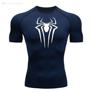 T-shirt de sport décontracté à col rond, résistant aux cheveux, à séchage rapide, imprimé 3D Spider-Man, personnalisé en gros - Product Image 1