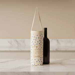 Bolsa de Lona con Estampado de Lunares Azules, Venta al Por Mayor de Fábrica - Bolso de Hombro Ligero <span class=keywords><strong>para</strong></span> Agua y Vino, Precio Promocional - Product Image 2