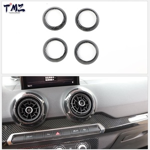 Karbon Fiber Stil İç Gösterge Paneli Kaplama Seti Audi Q2L Sağdan Direksiyonlu Modeller 2018-2021 için Uygun - Product Image 4