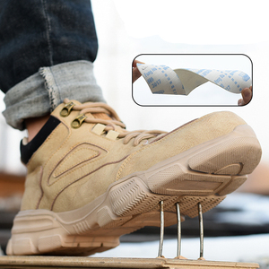 Chaussures de sécurité pour homme, bottes de travail indestructibles, baskets de travail unisexes à embout en acier - Product Image 4