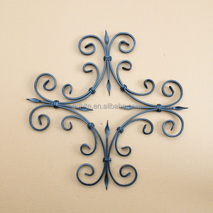 China Factory Steel Gate Flower Ornamental <strong>Rosette</strong> Wrought <strong>Iron</strong> for Gate Decoration - Product Image 2