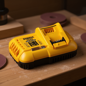 Kit de lijadora inalámbrica DeWalt DCG418X2-QW de 18V para trabajos de lijado de madera - Product Image 3