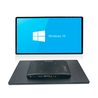 Layar sentuh 21.5 inci Panel PC tertanam J4125 J6412 i3 i5 i7 Processor 16G DDR4 Industrial Touch PC 500/1000nits All in one PC