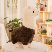 Peluche Mouton Mignonne en Peluche Courte, Matière Ultra Douce Coton PP, Logo Personnalisé ODM OEM, Cadeau d'Anniversaire et de Fêtes
