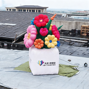 โลโก้เป่าลมรูปดอกบัวสีชมพูควัน ตกแต่งบ้าน แขวนดอกไม้ แบบเป่าลม ปรับแต่งได้ สำหรับตกแต่ง<span class=keywords><strong>ห้าง</strong></span>สรรพสิ<span class=keywords><strong>น</strong></span>ค้าและพื้นที่ตั้งแคมป์กลางแจ้ง - Product Image 3