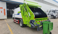 Camion à ordures compacteur Dongfeng 7CBM 4x2 pour l'assainissement municipal