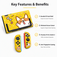 Faible MOQ, personnalisation, design sur le thème des dessins animés, coque de protection rigide en plastique pour console de jeu Nintendo Switch 2