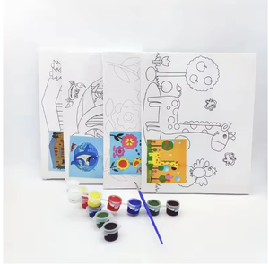 Tùy Chỉnh Cross-Biên Giới Tự Làm Bảng Vẽ 30*40 Tinh Khiết Bông Vải Kỹ Thuật Số Sắc Tố Mô Hình Khung Sơn Dầu DIT Đồ Chơi - Product Image 1