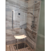 Chaise de douche médicale pour baignoire et douche, siège de bain réglable, tabouret antidérapant pour personnes âgées et handicapées, capacité de 150 kg