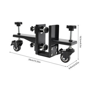 Chariot de manutention de porte JH-Mech Kit d'outils d'installation de porte facile d'utilisation et de conception moderne Chariot de porte réglable en métal 2 pièces - Product Image 5
