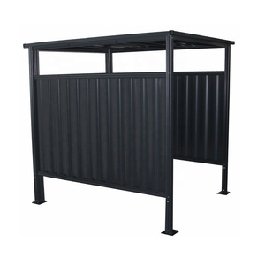 <span class=keywords><strong>Abri</strong></span> multifonctionnel semi-<span class=keywords><strong>ouvert</strong></span> <span class=keywords><strong>de</strong></span> vélo du hangar 6x6 en métal avec le toit plat pour l'usage <span class=keywords><strong>de</strong></span> rue - Product Image 3