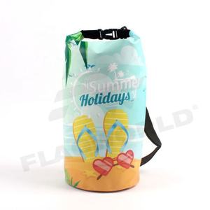 Vente en gros de sac à main unisexe en polyester imperméable 210D avec logo personnalisé/sac de plage avec fermeture à glissière - Product Image 3