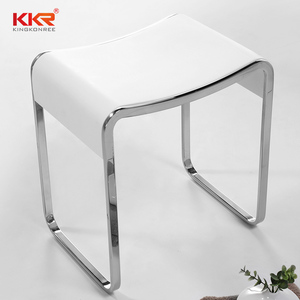 <span class=keywords><strong>Tabouret</strong></span> de <span class=keywords><strong>douche</strong></span> de sauna en résine à surface solide, banc de siège de toilette à modélisation incurvée parfaite <span class=keywords><strong>pour</strong></span> salle de bain et chambre à coucher - Product Image 5