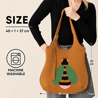 Sac à main de luxe rétro pour femmes avec deux sangles grande capacité écologique lavable pour l'été hiver utilisation Design à la mode
