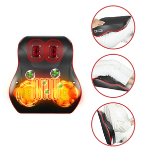 Elétrica Saudável Casa De Corpo Inteiro Shiatsu Cervical Preto Aquecimento Shiatsu Massager Almofada volta massagem assento de carro cobertor vibrador - Product Image 2