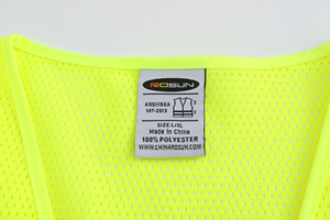 Chaleco de Seguridad Reflectante de Alta Visibilidad ANSI para Construcción, Chaleco de Seguridad Económico con Logotipo - Product Image 4