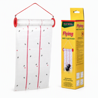 Rouleau de papier collant épais enduit imperméable pour attrape-mouches, papier collant adhésif à suspendre, détachable, jetable, pour le contrôle des insectes et des nuisibles