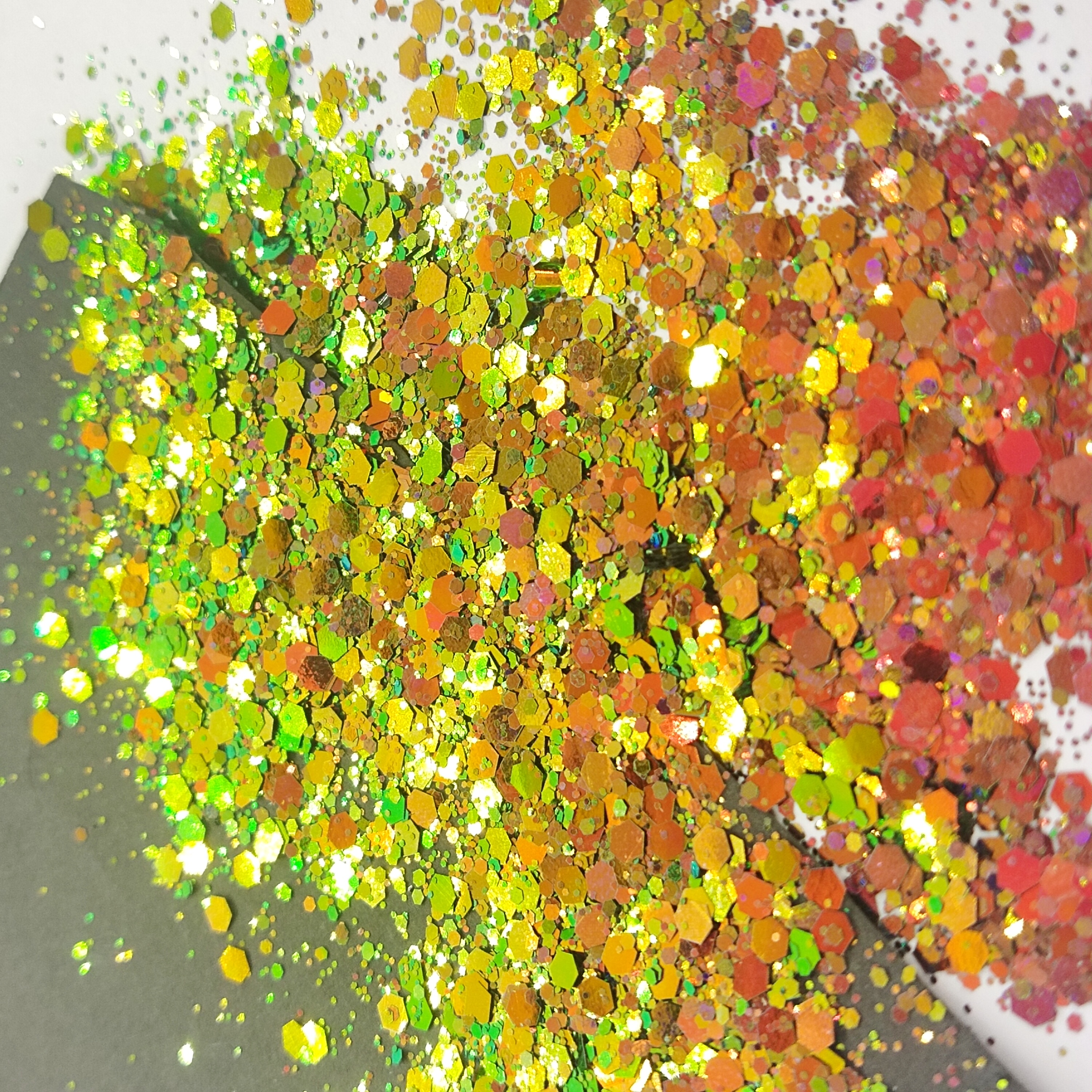 Mélange de poudre scintillante Chunky