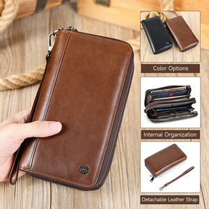 MARRANT borsa da <span class=keywords><strong>uomo</strong></span> in pelle <span class=keywords><strong>pochette</strong></span> per cellulare di grande capacità borsa per soldi in pelle per portafoglio da <span class=keywords><strong>uomo</strong></span> in vera pelle - Product Image 2