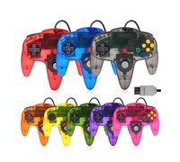 Nuevo Modelo de Controlador de Juegos con Vibración, Controlador con Cable y Motor de Vibración para N64, Joypad Clásico para Consola N64, Joystick