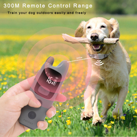 ODM/OEM Elektrisches Hundetraining-Halsband aus Nylon, IPX7 Wasserdicht, Wiederaufladbar, Fernbedienung, 3 Modi (Ton/Vibration), 300-1000 Fuß Reichweite