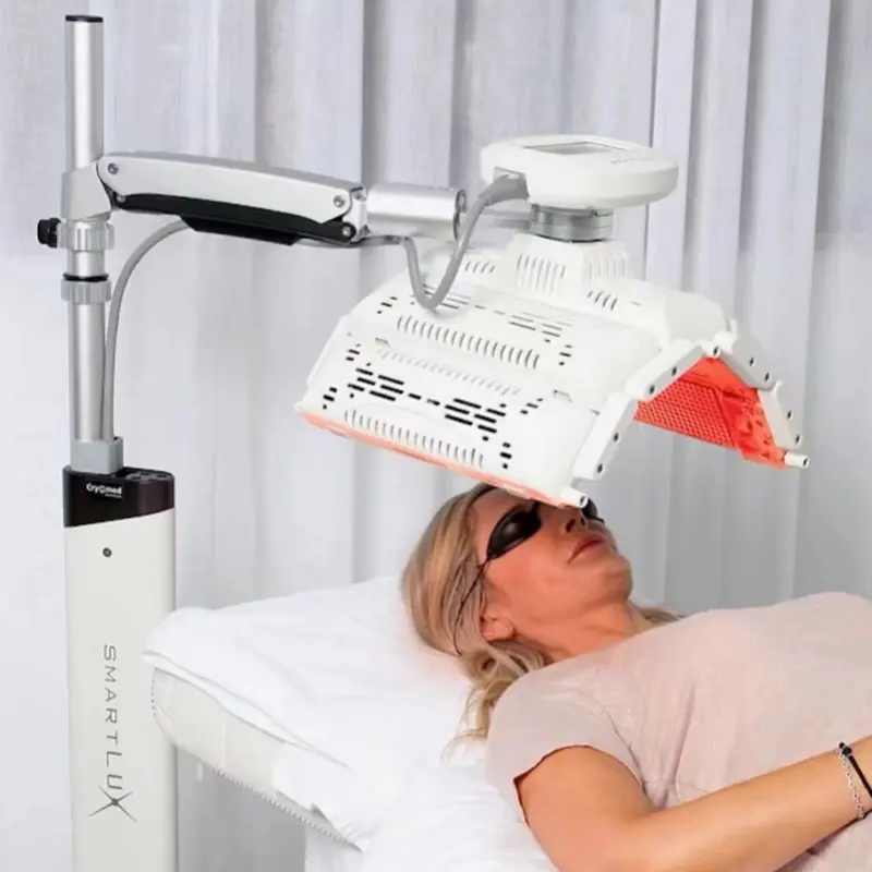 Высокоинтенсивный фототерапевтический аппарат SMARTLUX для лечения шрамовой раны от прыщей, светодиодная лампа, красная терапевтическая машина для ухода за кожей и волосами