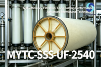 Membrane d'ultrafiltration enroulée en spirale de qualité industrielle MYTC-SSS-UF-2540 à grande surface, anti-colmatage, facile à nettoyer, en PES