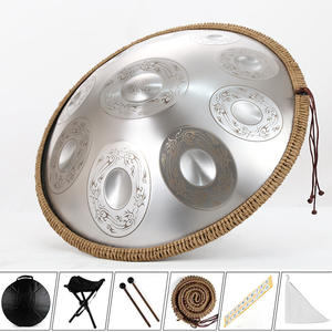 Función Musical de tono D kurdo hecho <span class=keywords><strong>a</strong></span> mano puro <span class=keywords><strong>440</strong></span> <span class=keywords><strong>Hz</strong></span> <span class=keywords><strong>432</strong></span> <span class=keywords><strong>Hz</strong></span> instrumento de tambor etéreo disco de mano de acero inoxidable comercio exterior - Product Image 3