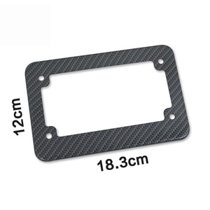 Cadre de plaque d'immatriculation de moto standard américain, vente en gros de cadres de plaque d'immatriculation de moto personnalisés en fibre de carbone - Product Image 4