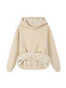 Ropa <span class=keywords><strong>de</strong></span> calle <span class=keywords><strong>de</strong></span> alta calidad, sudaderas en blanco <span class=keywords><strong>de</strong></span> lana <span class=keywords><strong>de</strong></span> peso pesado para mujer, sudaderas con capucha, jersey <span class=keywords><strong>de</strong></span> gran tamaño, <span class=keywords><strong>sudadera</strong></span> con capucha para mujer - Product Image 2