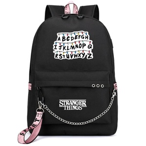 Stranger Things Backpack Women Girls Beautiful Backpack School Bag with USB Charging Port - Product Image 4
