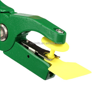 Nouvelles étiquettes d'oreille en plastique colorées personnalisées <span class=keywords><strong>YUSTON</strong></span> - Étiquettes d'identification du bétail gravées au laser pour bovins, moutons, porcs - Product Image 4