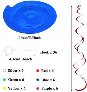 जन्मदिन के स्नातक के लिए प्लास्टिक छत फांसी की सजावट डबल-स्विंग के लिए सिंगल-स्विमरल्स पार्टी की सजावट - Product Image 6