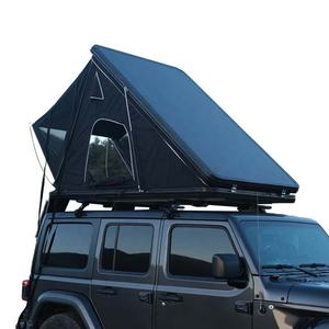 Tienda de techo de carcasa dura alta de aluminio para 4 personas, tienda en la azotea del coche para 4x4, caravana todoterreno, Camping - Product Image 4