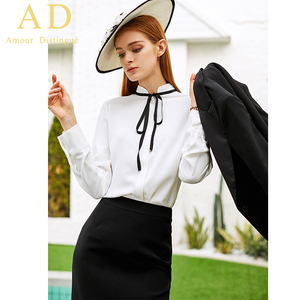 Blouses blanches bureau formel affaires ODM OEM femmes à manches longues <span class=keywords><strong>Original</strong></span> dernière usine de gros <span class=keywords><strong>chic</strong></span> de prototype - Product Image 3