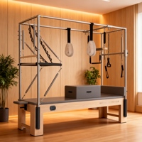 <strong>Best</strong> <strong>Selling</strong> <strong>Pilates</strong> Reformer <strong>Bed</strong> with Tower Commercial Grade Studio Equipment Adjustable Ropes and Straps