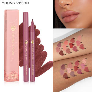 Brillo Labial Mate Resistente al Agua YOUNG VISION, Color Nude, en Forma de Calabaza, Lápiz Labial Líquido Mate para Citas - Product Image 2