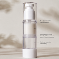 Vente en gros de flacons cosmétiques à vaporisateur, 2 styles, brume fine et pompe à lotion, flacons vides rechargeables pour toner et hydratant, logo personnalisé