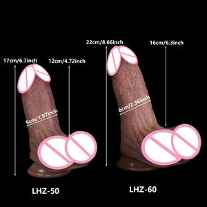 Realistischer Brauner <span class=keywords><strong>XXXL</strong></span> Dildo Lebensechte Adern Hauttextur Dickes Silikon Wasserdicht Starker Saugnapf Penis Erwachsenen-Sexspielzeug für - Product Image 6