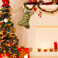 Prêt à expédier sacs de bas de Noël camouflage créatifs bas de Noël tactiques avec équipement Molle