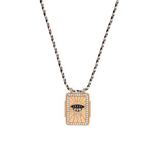 สร้อยคอหยดน้ำมันสำหรับผู้หญิงการ์ดไพ่ทาโรต์สำหรับผู้คุ้มครองไทเทเนียมสีสูง - Product Image 6