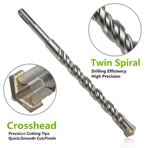 Foret Yb Yunbei SDS Plus 8 mm 10 mm en spirale en carbure de tungstène pour le perçage de la maçonnerie et du béton - Product Image 2