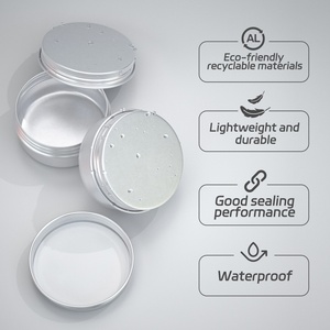 Merrynewon Custom <b>Aluminum</b> Jar with Screw Cap for Deodorant & Body Cream Cosmetic <b>Containers</b> 15-50ml Capacity Custom Printing - Product Image 5