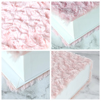 Pochette d'emballage cosmétique rigide magnétique gaufrée texturée imperméable pour palette de blister, lotion, sérum, spray, mousse, savon