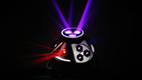 Projecteur de scène LED 150W OEM/ODM Effet Œil d'Abeille RGBW 4-en-1 avec Laser RGB Stroboscope Bande Magique 23CH DMX512 pour DJ, Discothèque, Fête, Mariage, Spectacle