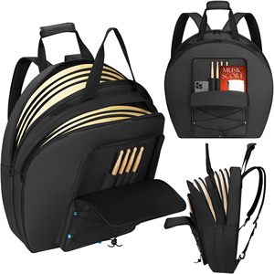 Muestra Gratuita de Juego de Bolsas Acolchadas para Batería de 10 mm de Grosor para Bajistas y Bateristas, Incluye Estuches para Tom de 12 Pulgadas y Caja de Ritmos - Product Image 1