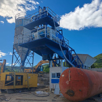 Impianto di Betonaggio Mobile Mini da 60m³/h Direttamente dalla Fabbrica, Impianto Portatile per Calcestruzzo Preconfezionato con Sistema di Controllo PLC Automatico