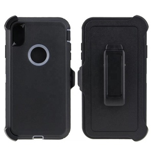 360 độ Multilayer Combo Belt Clip <span class=keywords><strong>Holster</strong></span> Defender trường hợp điện thoại cho iPhone 16 15 14 13 12 11 16e 7 8 XR - Product Image 4